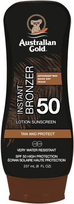 Australian Gold SPF50 Instant Bronzer Loțiune Cu Efect De Bronzare Și Protecție Solară 237ml - Img 1