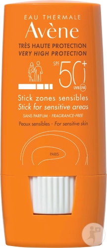 Avène Solaire SPF50+ Stick Pentru Zone Sensibile 8g - Img 1