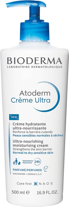 Bioderma Atoderm Crema Ultra-Nutritivă Fără Parfum Pentru Piele Uscată Și Sensibilă Recipient Cu Dozator 500ml - Img 1