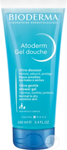 Bioderma Atoderm Gel De Duș Fară Săpun Piele Sensibilă/Uscată/Atopică 100ml - Img 1