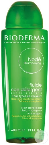 Bioderma Nodé Șampon Fluid Blând Fără Detergenți Pentru Păr Normal 400ml - Img 1