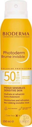Bioderma Photoderm Spray Cu Protecție Solară Invizibil SPF50+ Piele Sensibilă 150ml - Img 1
