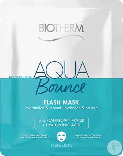 Biotherm Aqua Bounce Flash Mask Mască Hidratantă Pentru Față De Rebond 31g - Img 1