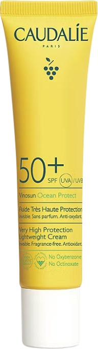 Caudalie Vinosun Ocean Protect Fluid Protecție Solară Ridicată SPF50+ Tub 40ml - Img 1