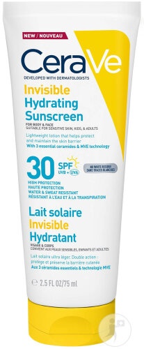 Cerave Invisible Sun Factor De Protecție Solară Hidratantă Invizibilă SPF30 75ml - Img 1