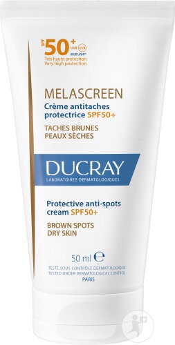 Ducray Melascreen Cremă Protectoare Depigmentantă SPF50+ 50ml - Img 1