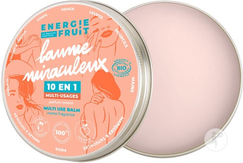 Energie Fruit Balsam Miraculos 10în1 Multi-Utilizări Parfum Monoï Bio 100ml - Img 1