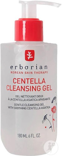 Erborian Gel De Curățare Blând Cu Centella Asiatica Calmante Flacon Cu Pompiță 180ml - Img 1