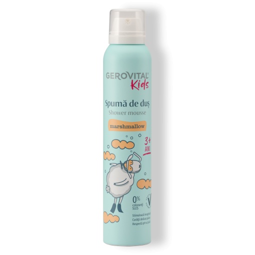 Gerovital Kids Spumă De Duș Marshmallow 200ml - Img 1