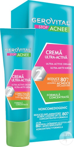 Gerovital Stop Acnee Cremă Ultra-Activă 15ml - Img 1