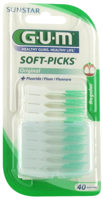 Gum Soft Picks Rubber Picks 40 Pieces - Img 1
