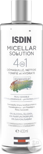 Isdin Soluție Micelară 4în1 Pentru Piele Sensibilă Flacon 400ml - Img 1