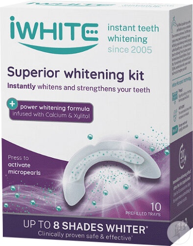 iWhite Superior Set Albire Dinți Gutiere 10buc - Img 1