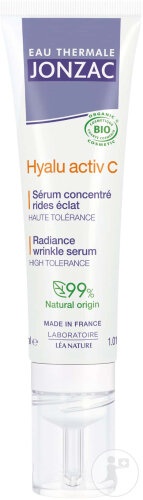 Jonzac Eau Thermale Ser Concentrat Anti-Rid Cu Strălucire Hyalu Activ C Bio Tub 30ml - Img 1