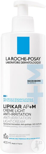 La Roche Posay Lipikar AP+M Crema Ușoară Anti-iritații Cu Pompă 400ml - Img 1