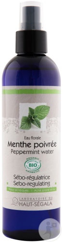 Laboratoire Du Haut-Ségala Apă Florală De Mentă Piperita Bio Pentru Piele Acneică 250ml - Img 1