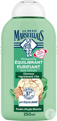 Le Petit Marseillais Infusion Puritate Șampon Delicat Cimbru Argilă Albă 250ml - Img 1