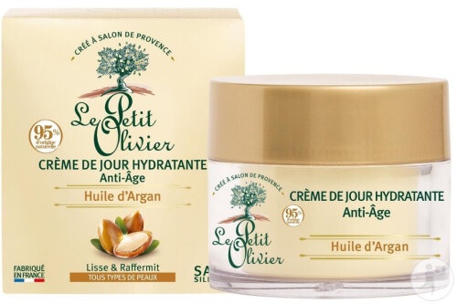 Le Petit Olivier Crema De Zi Hidratanta Anti-Age Ulei De Argan 50ml - Img 1