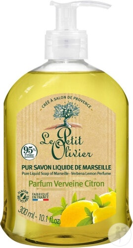Le Petit Olivier Săpun Lichid Marseille Parfum Verbena Lămâie 300ml - Img 1