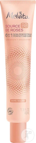 Melvita Source De Roses BB Crema 6in1 Crema Perfectoare Nuanta Gold Bio Tub 40ml - Img 1