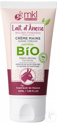 MKL Green Nature Cremă De Mâini Reparatoare Şi Hrănitoare Cu Lapte De Măgăriță Bio 50ml - Img 1