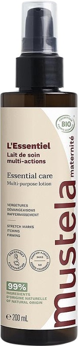 Mustela Maternité L’Essentiel Lapte De Îngrijire Multiacțiune Bio 200ml - Img 1