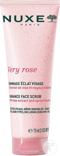 Nuxe Very Rose Exfoliant Facial Pentru Luminozitate Tub 75ml - Img 1