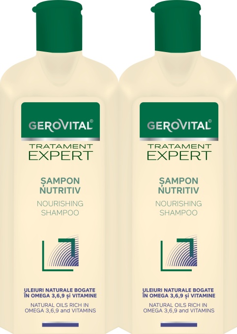 Pachet Gerovital Tratament Expert Șampon Nutritiv 2x250ml - Img 1