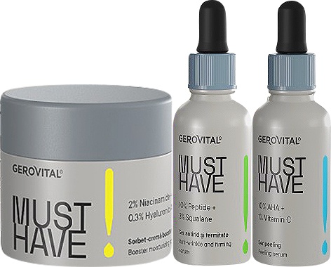 Pachet Mix&amp;Match Gerovital Must Have Ser + Sorbet 3 Produse - Img 1