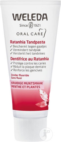 Pasta De Dinți Weleda Cu Ratanhia Tub 75ml - Img 1