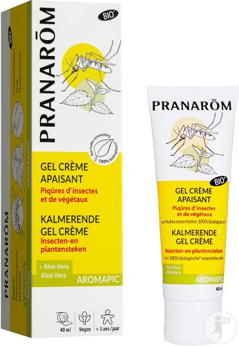 Pranarôm Aromapic Gel-Cremă Calmant Organic Înțepături Insecte Și Plante Tub 40ml - Img 1