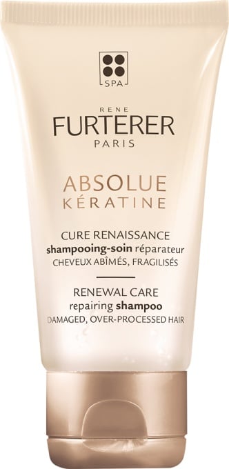René Furterer Absolue Kératine Șampon‑Tratament Reparator Pentru Păr Deteriorat 50ml - Img 1