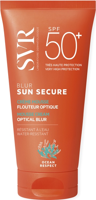 SVR Sun Secure Blur Cremă Spumă Fără Parfum SPF50+ Tub 50ml - Img 1