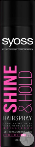 Syoss Shine &amp; Hold Spray Laque 400ml - Img 1