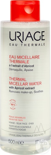 Uriage Eau Thermale Apă Termală Micelară Cu Extract De Caisă Piele Sensibilă 500ml - Img 1