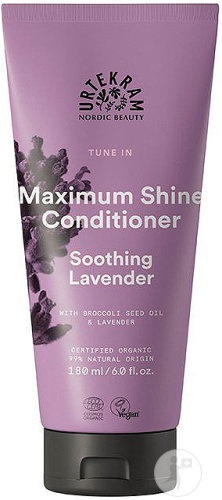 Urtekram Tune In Maximum Shine Balsam Lavandă Calmant Tub 180ml - Img 1