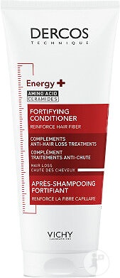 Vichy Dercos Énergy+ Balsam Fortifiant Tratament Complementar Contra Pierderii Părului 200ml - Img 1