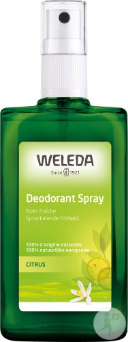 Weleda Deodorant Spray Cu Citrice 100ml - Img 1