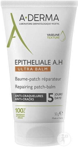 A-Derma Épitheliale AH Ultra Balsam-Patch Reparator 50g - Img 1
