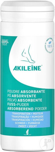 Akileïne Pudră Absorbantă Pentru Picioare Transpirate 75g - Img 1