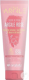 Argiletz Coeur D'Argile Sucre De Peau Argilă Roz Exfoliant Facial Tub 100ml - Img 1