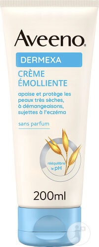 Aveeno Dermexa Cremă Emolientă Fără Parfum Tub 200ml - Img 1