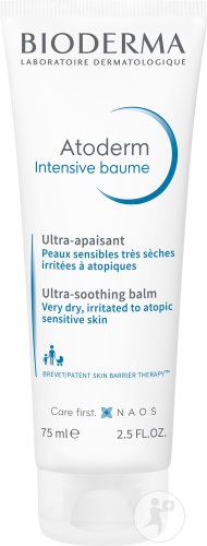 Bioderma Atoderm Intensive Balsam Ultra‑Calmant Pentru Piele Sensibilă Și Foarte Uscată 75ml - Img 1