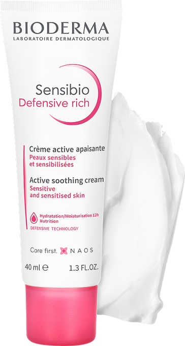 Bioderma Sensibio Defensive Rich Cremă Calmanta Pentru Piele Sensibilă Tub 40ml - Img 1