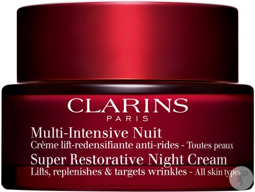 Clarins Multi-Intensive Cremă De Noapte Lift-Repulpant Anti-Rid Toate Tipurile De Piele 50ml - Img 1