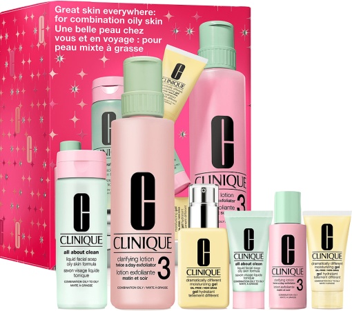Clinique Set Great Skin Everywhere Pentru Ten Mixt Gras 6 Produse - Img 1