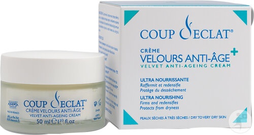 Coup D'Éclat Cremă Catifelată Anti-Îmbătrânire Ten Uscat Până La Foarte Uscat 50ml - Img 1