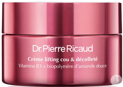 Dr. Pierre Ricaud Cremă Lifting Pentru Gât Și Decolteu Cu Vitamina B3 + Biopolimer De Migdale Dulci 40ml - Img 1