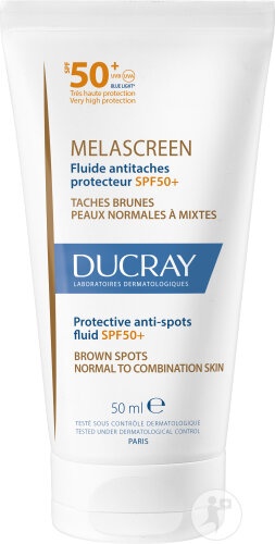 Ducray Melascreen Fluid Depigmentant Cu Protecție Solară SPF50+ 50ml - Img 1