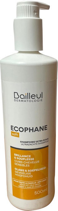 Ecophane Soft Șampon Ultra Delicat Pentru Strălucire Și Suplețe Scalp Sensibil 500ml - Img 1